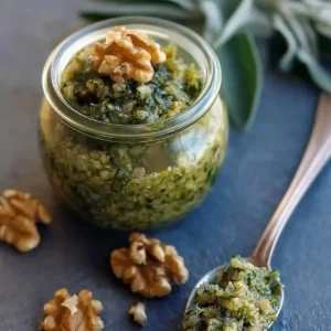 Sage Walnut Pesto