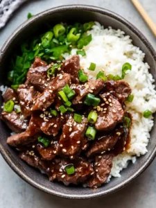 Savory Slow Cooker Korean Beef