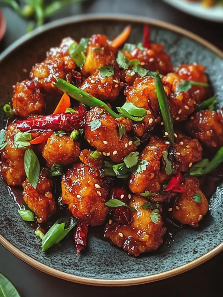 Spicy Indo-Chinese Dragon Chicken