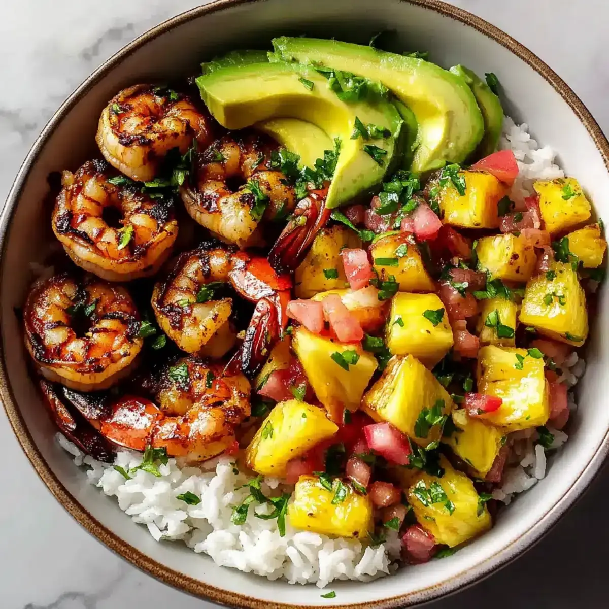 Spicy Shrimp Rice Bowl