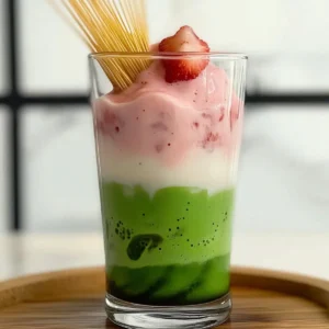 Strawberry Matcha Latte