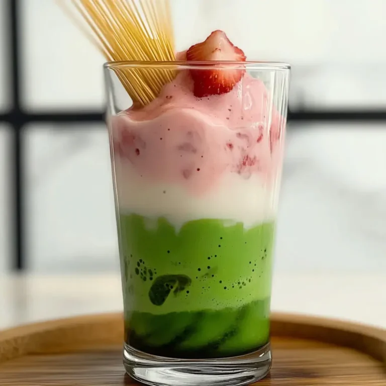 Strawberry Matcha Latte
