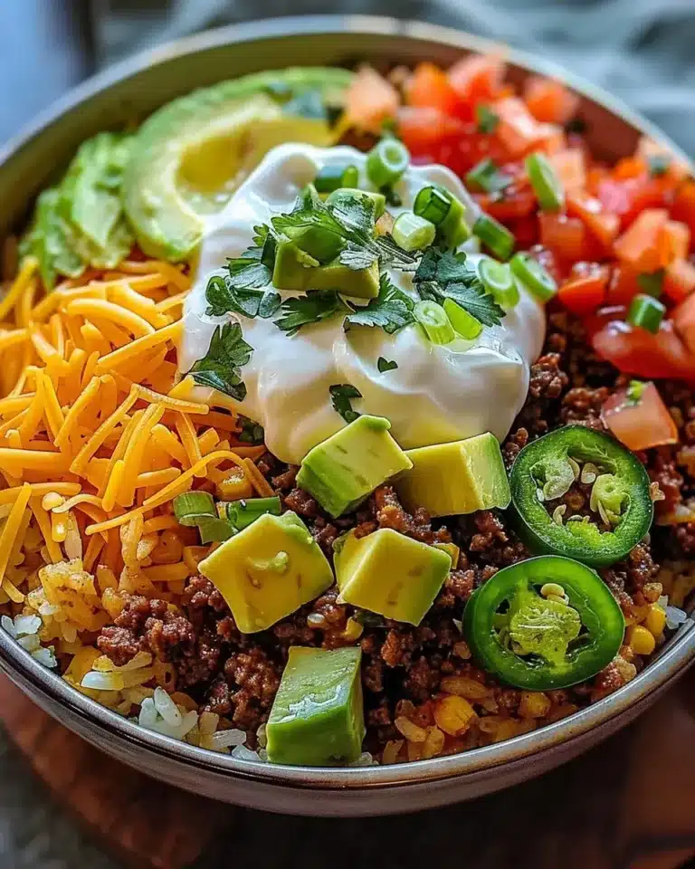 Taco Rice Bowl