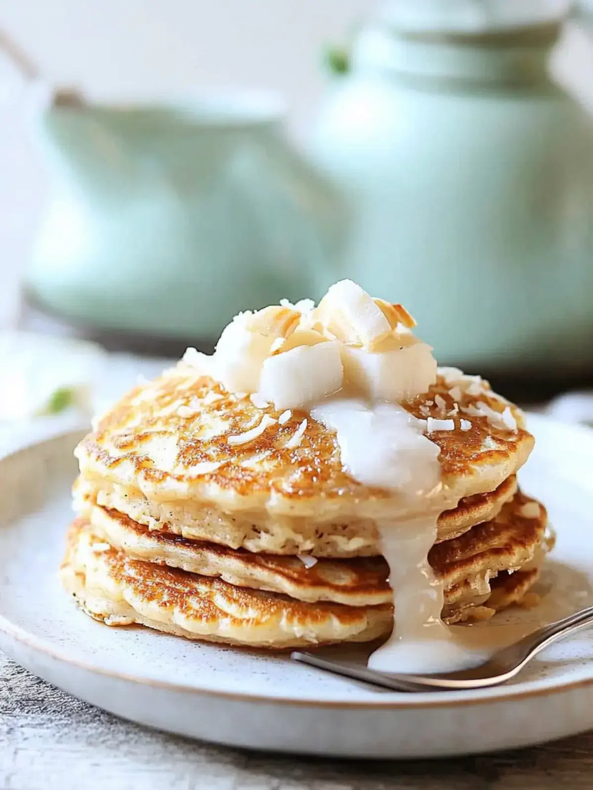 Toasted Coconut Pancakes