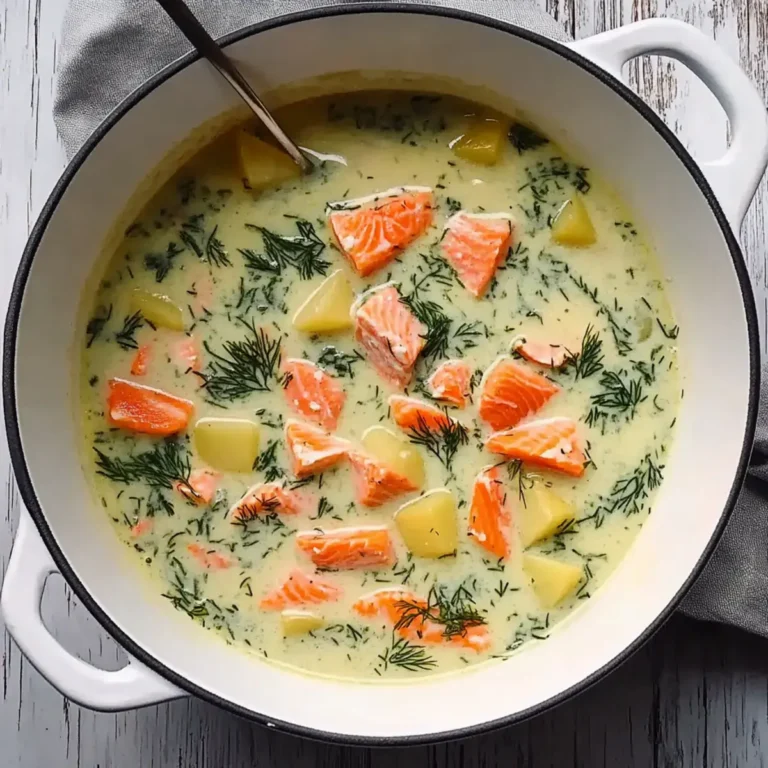Traditional Finnish Salmon Soup