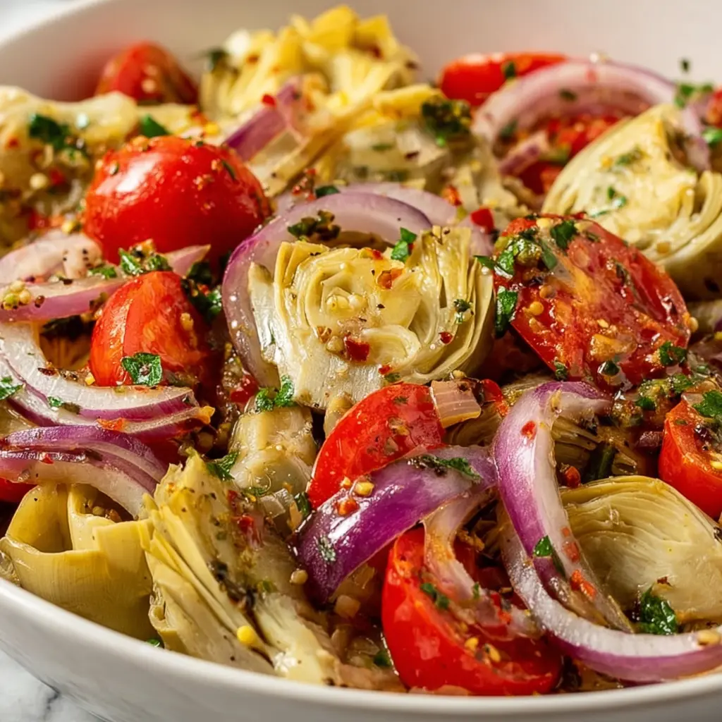 Tuscan Artichoke Tomato Salad