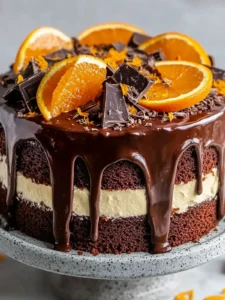 Ultimate Decadent Chocolate Orange Layer Cake