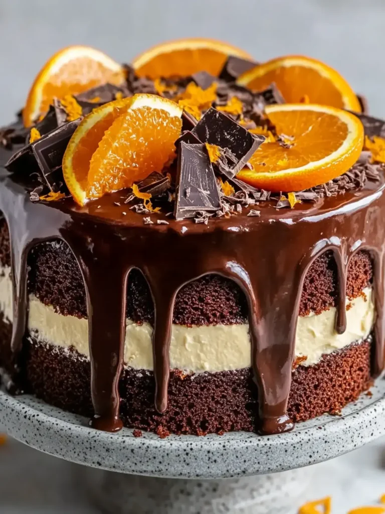 Ultimate Decadent Chocolate Orange Layer Cake