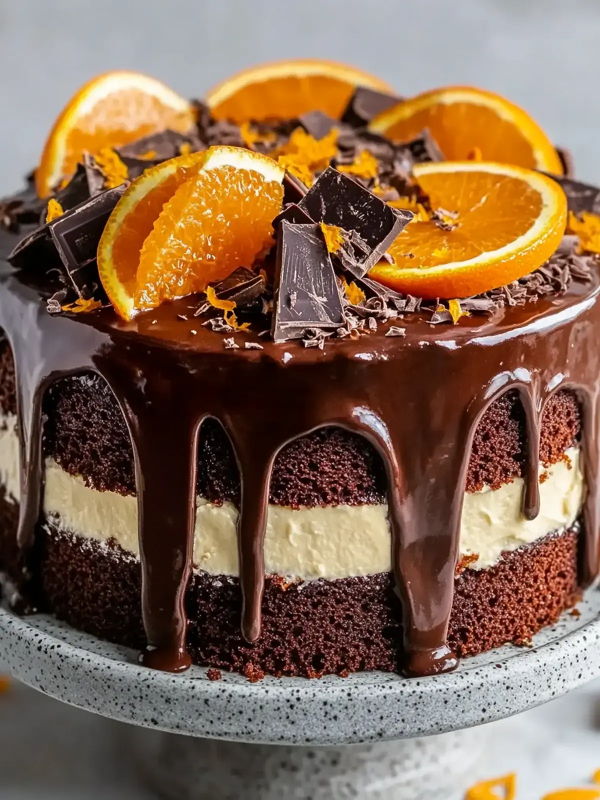 Ultimate Decadent Chocolate Orange Layer Cake