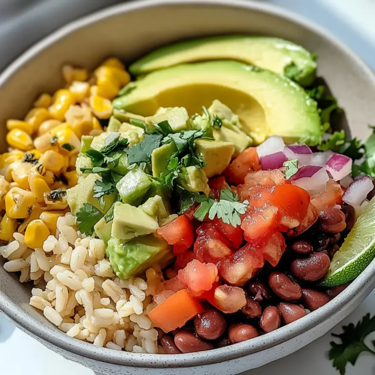 Vegan Avocado White Bean Burrito Bowl
