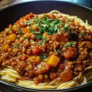 Vegan Lentil Bolognese: A Hearty and Flavorful Plant-Based Classic