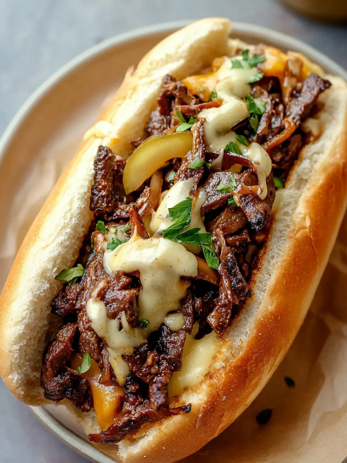 Vegan Philly Cheesesteak