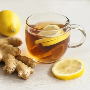Fresh Ginger Tea for Cozy Comfort and Wellness Boost