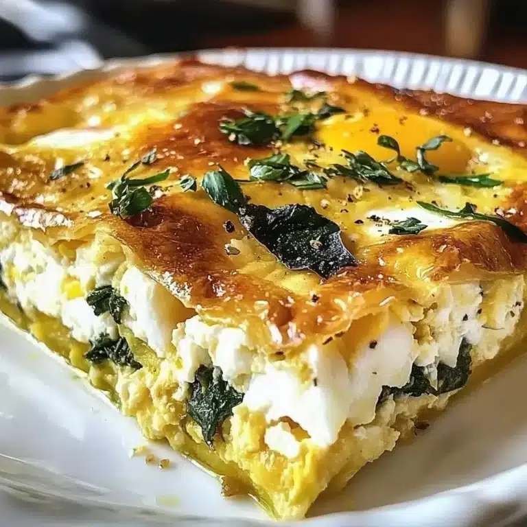 greek egg casserole