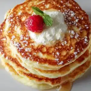 High Protein Cottage Cheese Pancakes