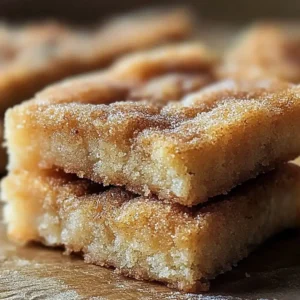 Cinnamon Sugar Blondies
