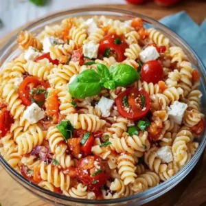 Mediterranean Pasta Salad with Tomatoes