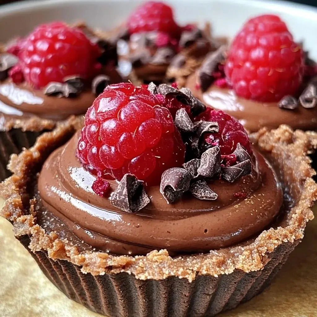 no bake raspberry chocolate mousse