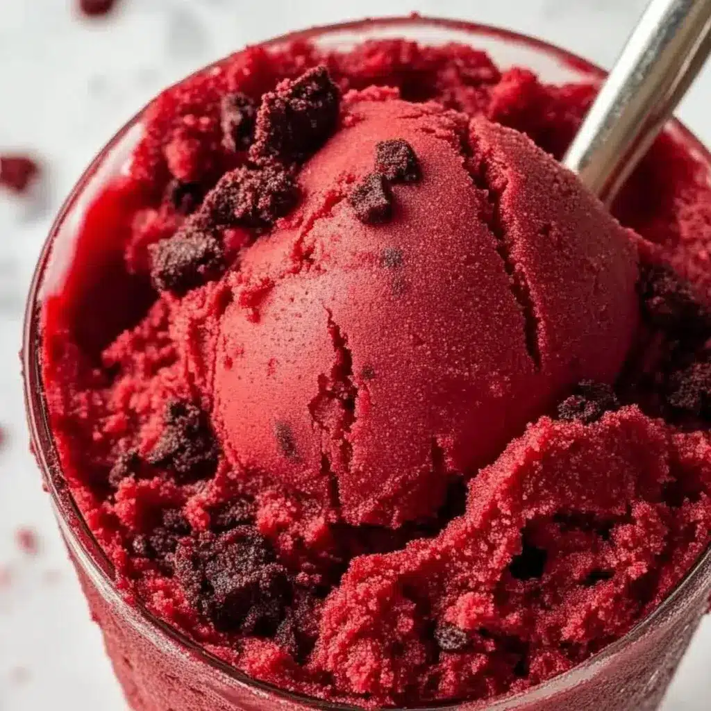 red velvet edible cookie dough