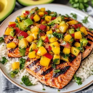 Salmon with Mango Salsa