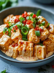 Crispy Vegan Bang Bang Tofu