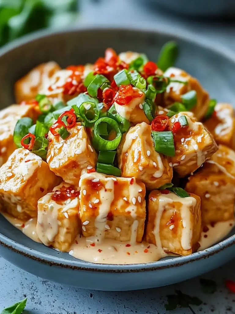vegan bang bang tofu